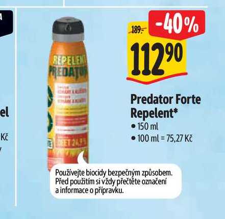 Predator Forte Repelent 150 ml  