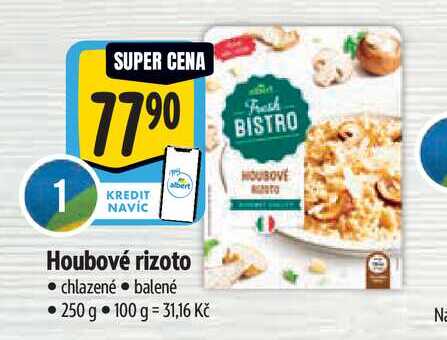  Houbové rizoto  250 g