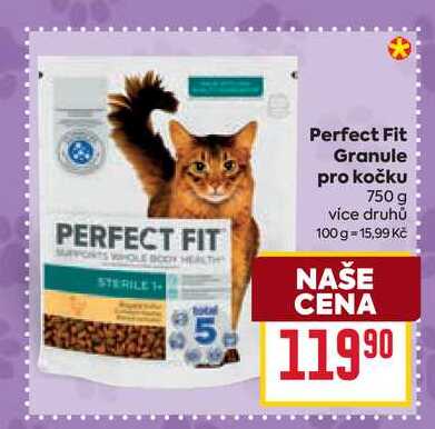 Perfect Fit Granule pro kočku 750 g 