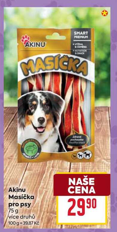 Akinu Masíčka pro psy 75 g  