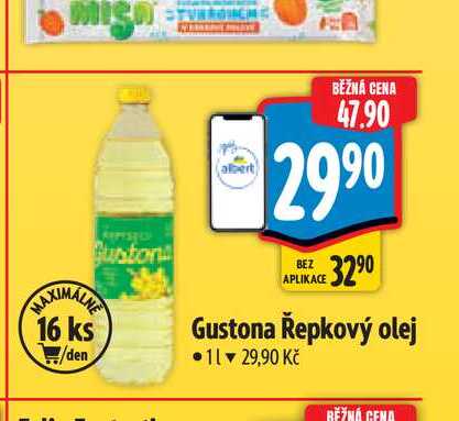  Gustona Řepkový olej  1 l