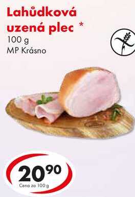 Lahůdková uzená plec, 100 g