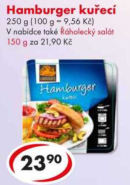 Hamburger kuřecí, 250 g
