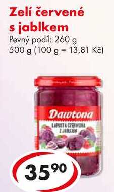 Zelí červené s jablkem, 500 g