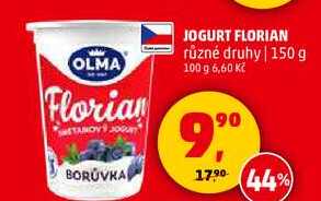 OLMA JOGURT FLORIAN různé druhy, 150 g  