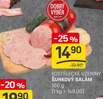 ŠUNKOVÝ SALÁM 100g