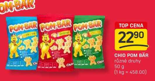 CHIO POM BÄR různé druhy 50 g 