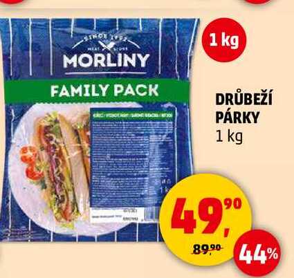 DRŮBEŽÍ PÁRKY, 1 kg  