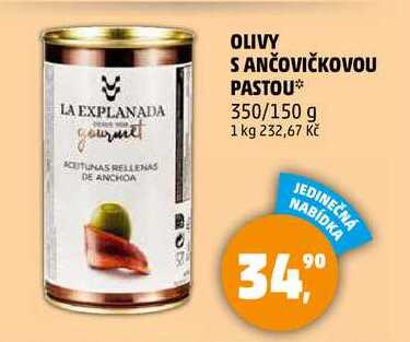 OLIVY S ANČOVIČKOVOU PASTOU, 350/150 g 