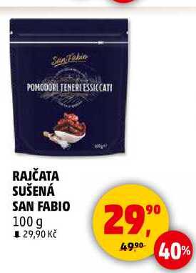 RAJČATA SUŠENÁ SAN FABIO, 100 g 