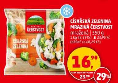 CÍSAŘSKÁ ZELENINA MRAZIVÁ ČERSTVOST mražená, 350 g 