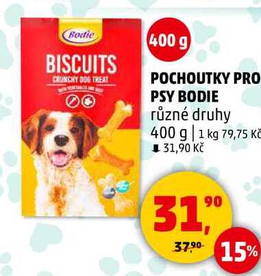 POCHOUTKY PRO PSY BODIE různé druhy, 400 g 