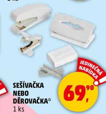 SEŠÍVAČKA NEBO DĚROVAČKA, 1 ks
