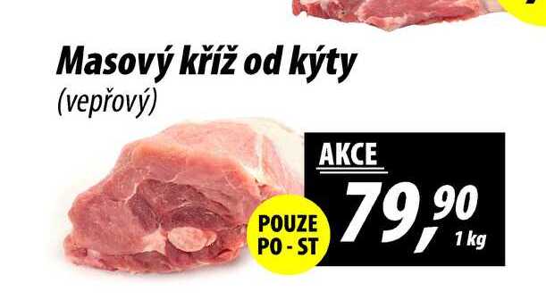 Masový kříž od kýty (vepřový), 1 kg