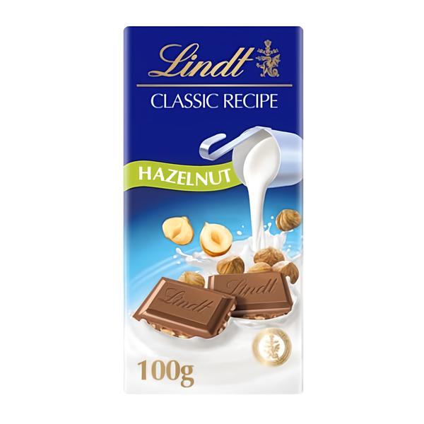 Lindt Čokoláda Classic mléčná s lískovými ořechy