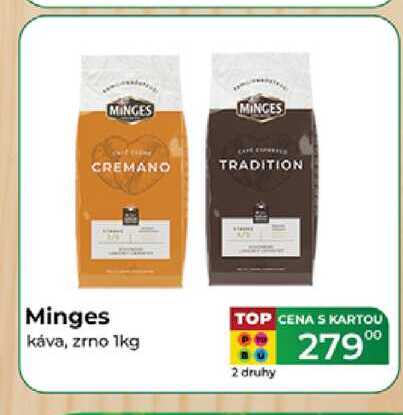 Minges káva, zrno 1kg