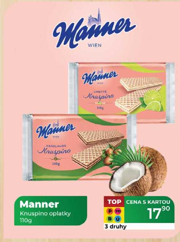 Manner Knuspino oplatky 110g 