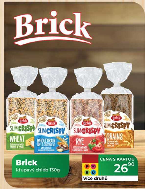 Brick křupavý chléb 130g 