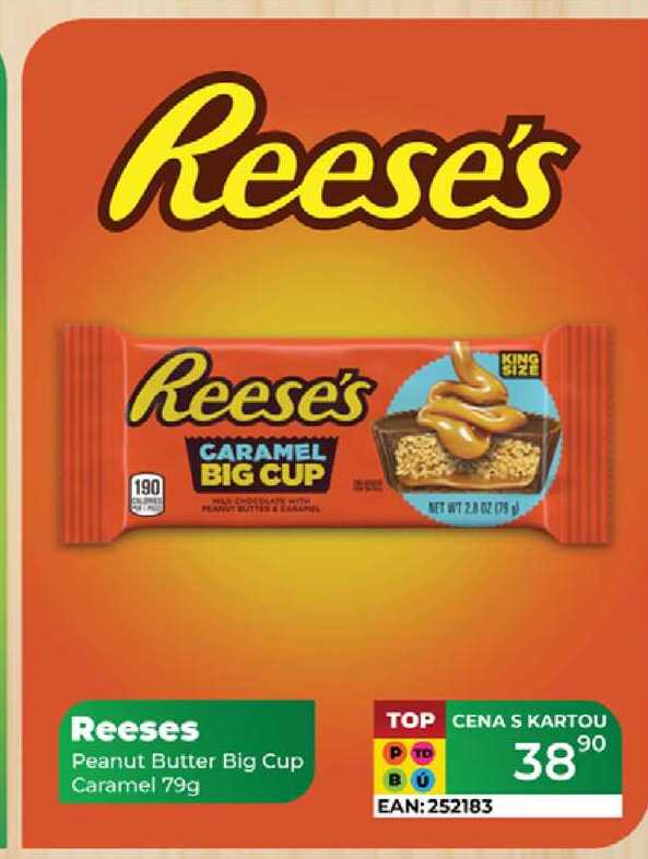 Reeses Peanut Butter Big Cup Caramel 79g