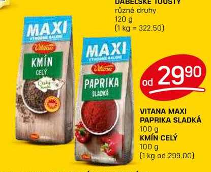 VITANA MAXI PAPRIKA SLADKÁ 100g