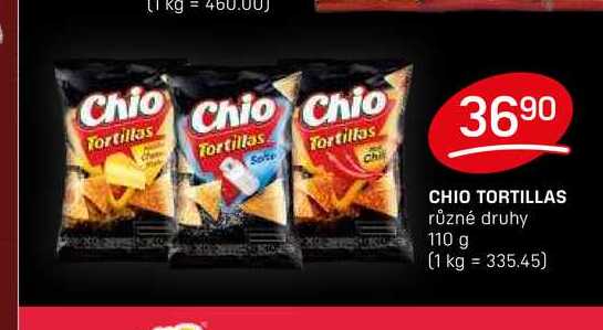 CHIO TORTILLAS různé druhy 110 g