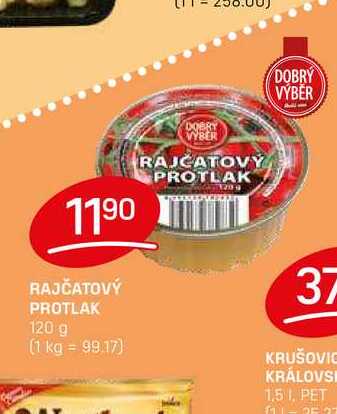 RAJČATOVÝ PROTLAK 120 g 
