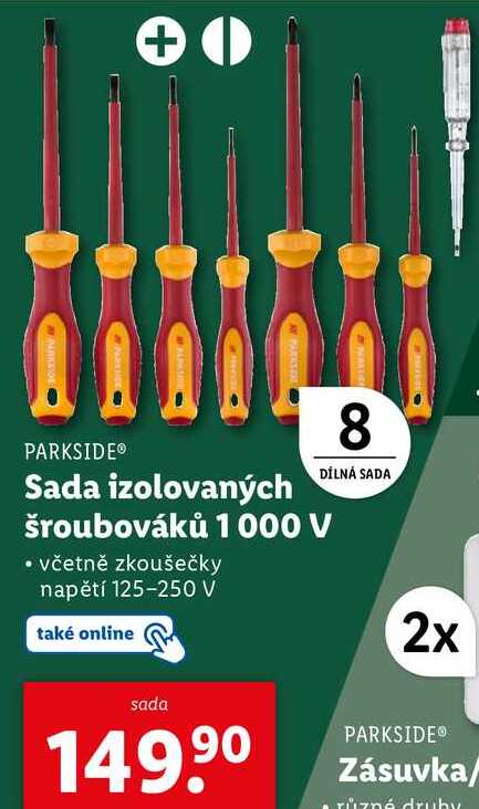 Sada izolovaných šroubováků 1 000 V