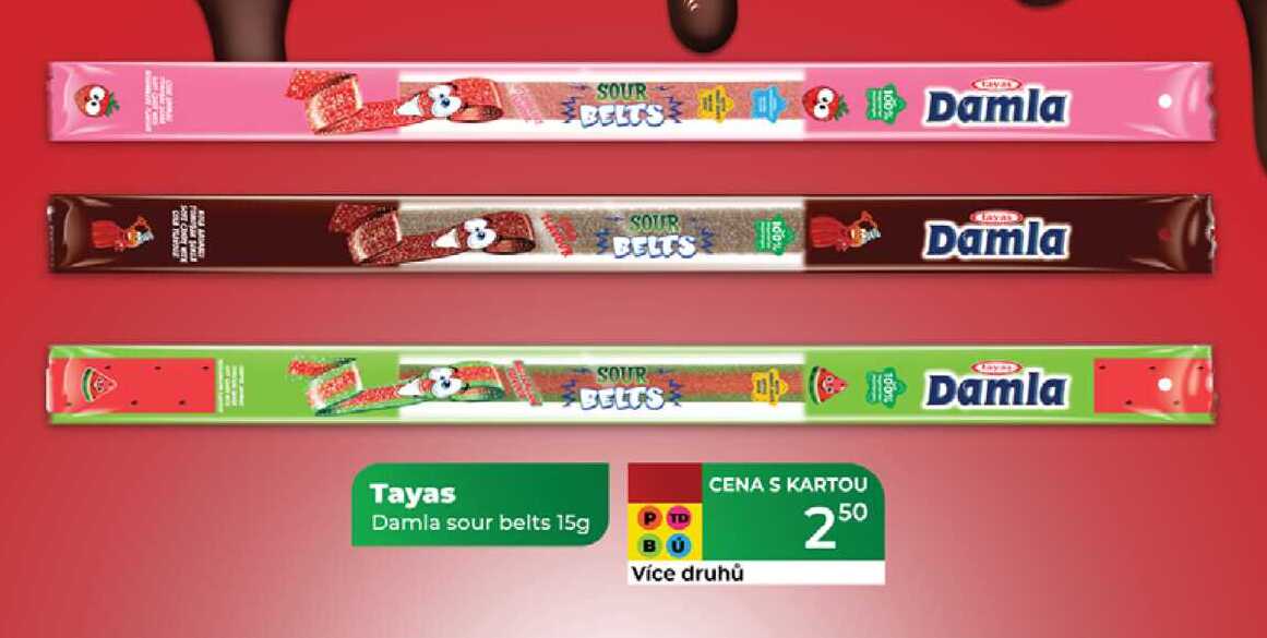Tayas Damla sour belts 15g 