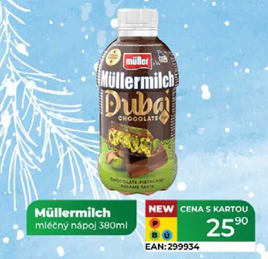 Müllermilch mléčný nápoj 380ml