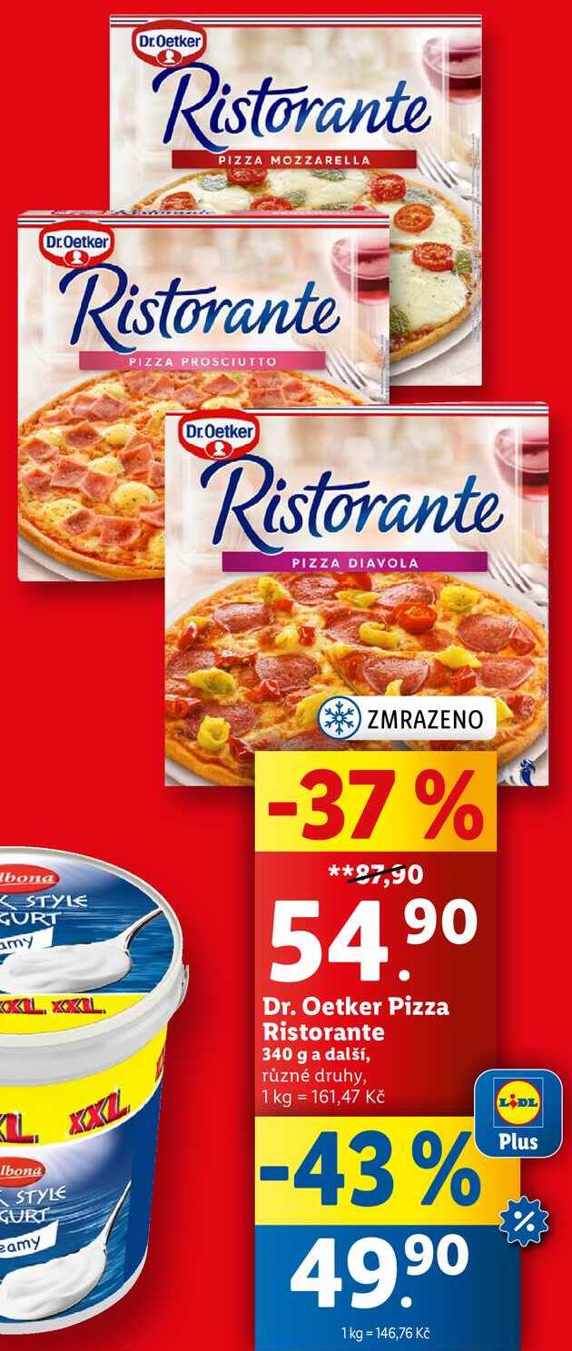 Dr. Oetker Pizza Ristorante, 340 g a další