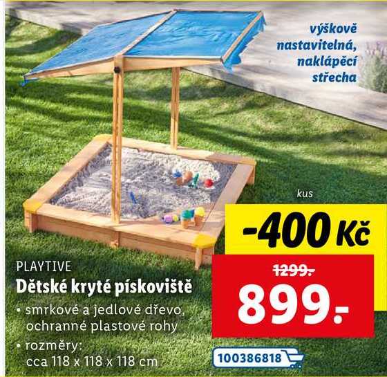 Dětské kryté pískoviště