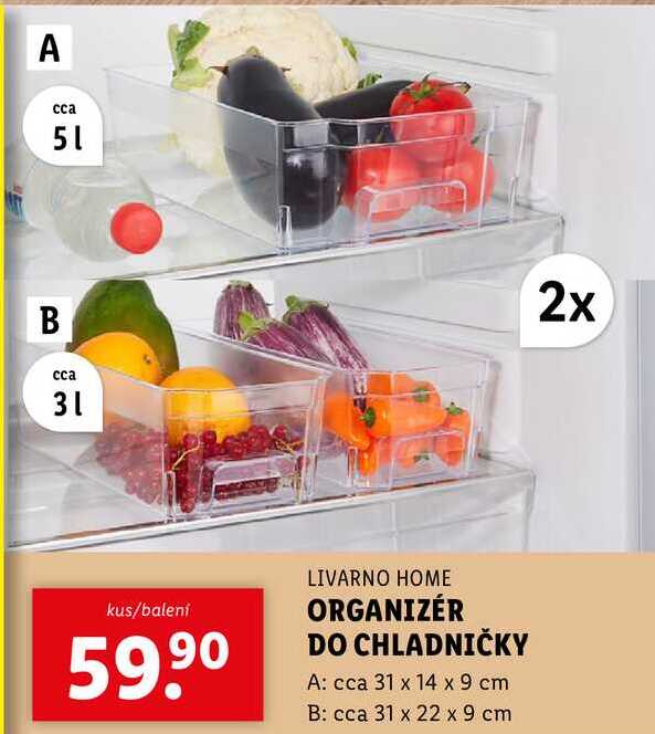 ORGANIZÉR DO CHLADNIČKY 