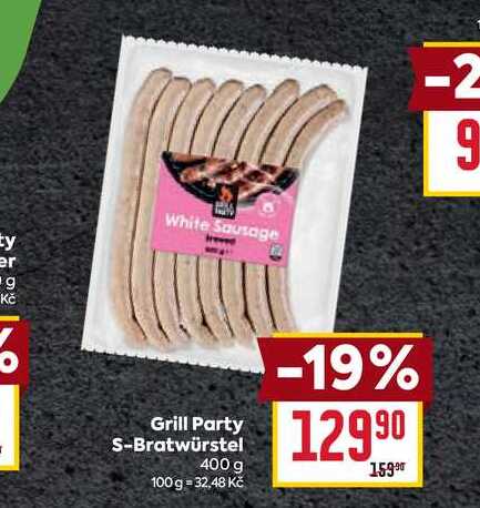 Grill Party S-Bratwürstel 400 g
