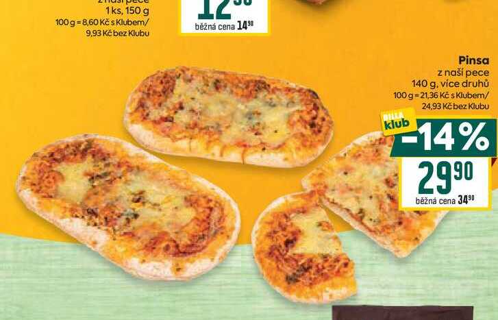 Pinsa z naší pece 140 g 