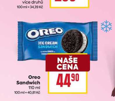 Oreo Sandwich 110 ml 