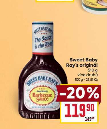 Sweet Baby Ray's originál 510 g 
