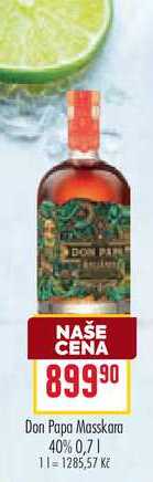 Don Papa Masskara 40% 0,7l