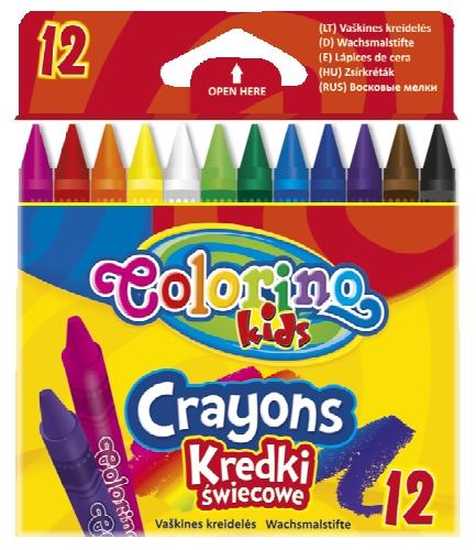 Voskové pastelky Colorino, 12 KS