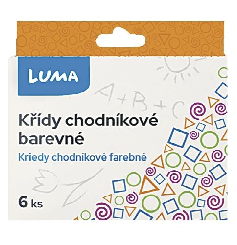 Křídy chodníkové, 6 KS