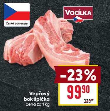 Vepřový bok špička cena za 1 kg