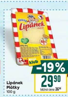 Lipánek Plátky 100g
