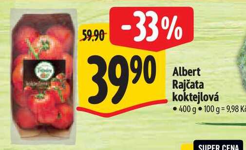Albert Rajčata koktejlová, 400 g
