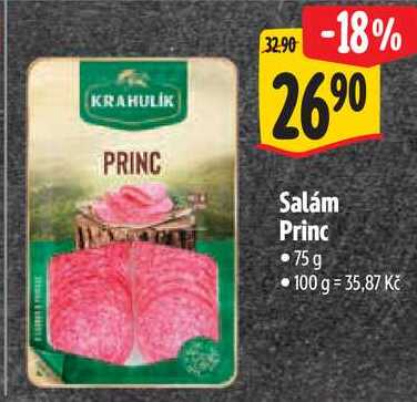Salám Princ, 75 g