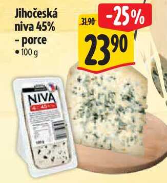 Jihočeská niva 45% - porce, 100 g 