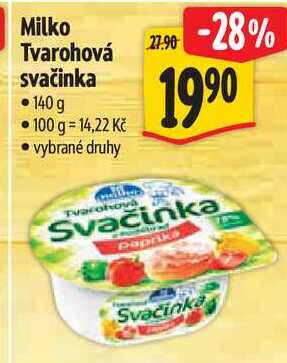 Milko Tvarohová svačinka, 140 g
