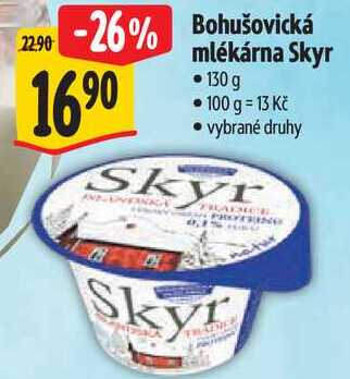 Bohušovická mlékárna Skyr, 130 g