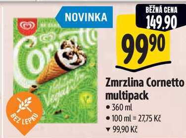 Zmrzlina Cornetto multipack, 360 ml 
