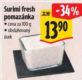 Surimi fresh pomazánka, cena za 100 g