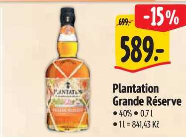 Plantation Grande Réserve, 0,7 l