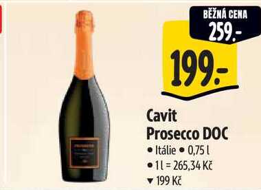 Cavit Prosecco DOC, 0,75 l